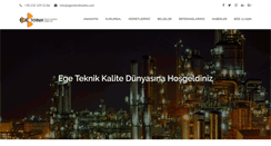 Desktop Screenshot of egeteknikkalite.com